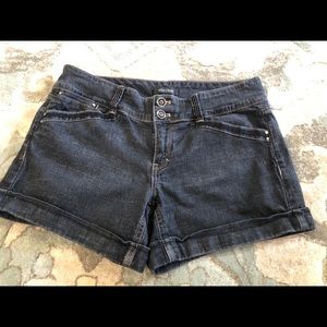 WHBM denim shorts size 8